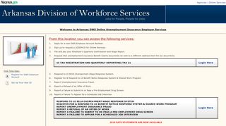 
                            2. DWS - Arkansas Department of Workforce Services