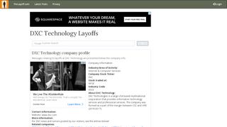
                            10. DXC Technology Layoffs - TheLayoff.com