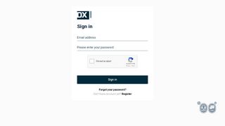 
                            8. DX.Exchange - Digital Asset Exchange - Login