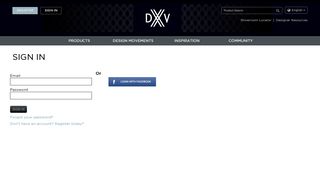 
                            9. DXV Registered user sign in