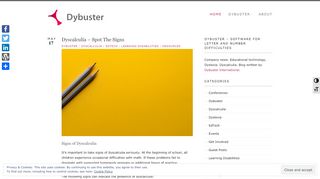 
                            8. Dybuster blog – edtech, dyslexia, dsycalculia