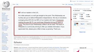 
                            6. Dybuster - Wikipedia