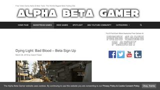 
                            3. Dying Light: Bad Blood – Beta Sign Up | Alpha Beta Gamer