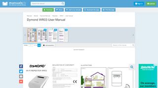 
                            8. DYMOND WR03 USER MANUAL Pdf Download.
