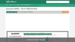 
                            5. Dymond WR03 - WI-FI REPEATER - Libble.de