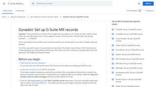 
                            9. Dynadot: Set up G Suite MX records - G Suite …