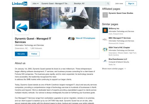 
                            6. Dynamic Quest - Managed IT Services | LinkedIn