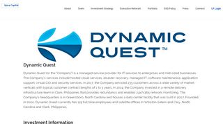 
                            3. Dynamic Quest - Spire Capital