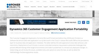 
                            5. Dynamics 365 Customer Engagement Application Portability ...