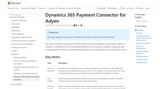 
                            7. Dynamics 365 Payment Connector for Adyen - …