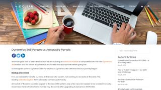 
                            8. Dynamics 365 Portals vs Adxstudio Portals – C Clear Partners