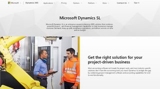 
                            11. Dynamics SL - Project Management Software | Microsoft Dynamics