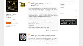 
                            9. Dynasty Trade Calculator Podcast | Free Listening on Podbean App