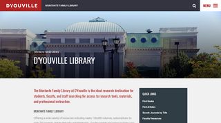 
                            7. D'Youville Library | D'Youville Library