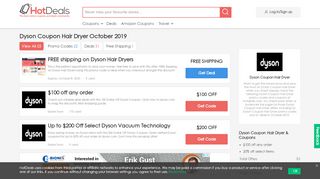 
                            9. Dyson Coupon Hair Dryer August 2019 - hotdeals.com