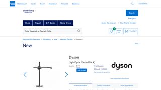 
                            8. Dyson LightCycle Desk (Black) Membership Rewards®
