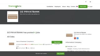 
                            7. DZ PRIVATBANK - financejobs.lu