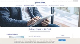 
                            4. E-banking support - Julius Baer