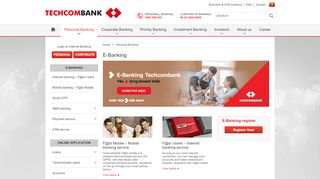 
                            9. E-Banking | Techcombank