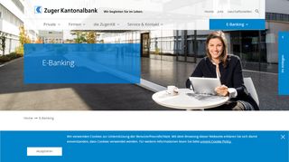 
                            1. E-Banking und Mobile Banking - Zuger Kantonalbank