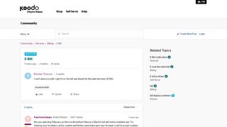 
                            4. E-Bill | Koodo Community