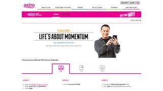 
                            2. E-Billing | Features | Astro Self Service