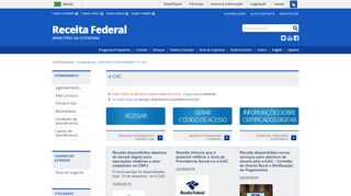 
                            2. e-CAC - Receita Federal - Ministério da Economia