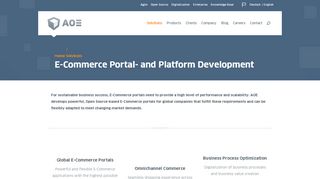 
                            5. E-Commerce Portal- and Platform Development | AOE