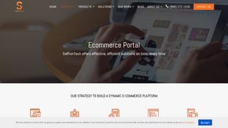 
                            4. E-commerce Portal Development Services - Saffron Tech