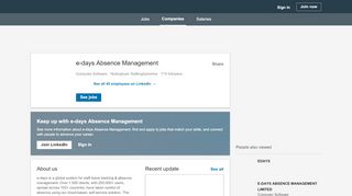 
                            5. e-days | Holiday & Absence Management Software | LinkedIn