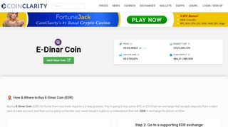 
                            8. E-Dinar Coin | Coin Clarity