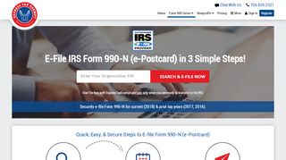 
                            5. E-File 990-N | IRS Form 990-N (e-Postcard) Online | 990-N ...
