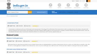 
                            4. e-Governance Portal | National Portal of India