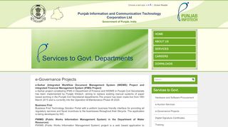 
                            7. e-Governance Projects - Punjab Infotech