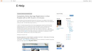 
                            11. E-Help: Completely Online Marriage Registration in Uttar ...