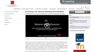 
                            3. E-Learning an der Johannes Gutenberg-Universität Mainz