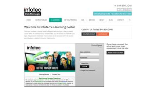 
                            5. E-Learning Portal Login | Infotec