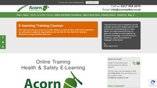 
                            2. E Learning with Acorn Health and Safety Bristol