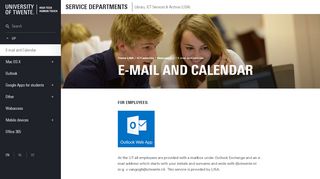 
                            5. E-mail and calender | E-mail and Calendar | LISA