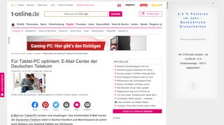 
                            2. E-Mail Center der Deutschen Telekom für Android ... - T-Online