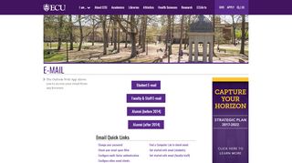 
                            3. E-mail | East Carolina University