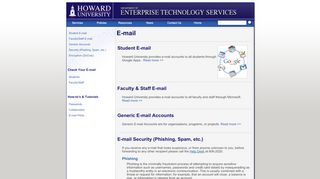 
                            8. E-mail - Enterprise Technology Services - Howard …