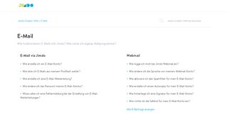 
                            9. E-Mail – Jimdo Creator Hilfe