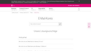 
                            10. E-Mail-Konto | Telekom Hilfe