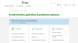 
                            4. E-mail (kpnmail), webmail & e-mailadres instellen | KPN