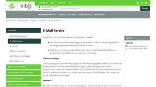 
                            2. E-Mail-Service – Hochschule Fulda - hs-fulda.de