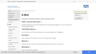 
                            6. E-Mail - TUM IT - CIO