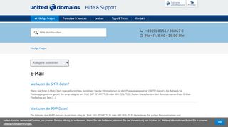 
                            11. E-Mail | united-domains Hilfe