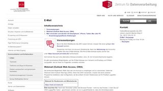
                            6. E-Mail | Zentrum für Datenverarbeitung - zdv.uni-mainz.de