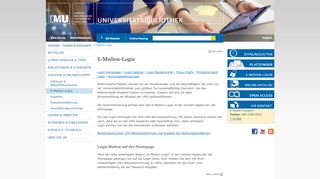 
                            2. E-Medien-Login - Universitätsbibliothek der LMU - LMU ...